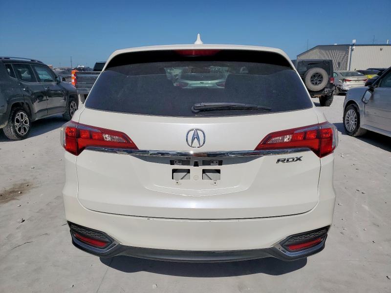 5J8TB3H36JL008063 - 2018 ACURA RDX WHITE photo 6