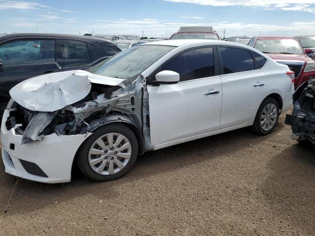 3N1AB7AP3GY229746 - 2016 NISSAN SENTRA S WHITE photo 1