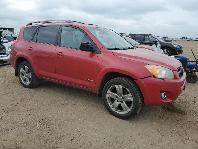 JTMBK32V09D005718 - 2009 TOYOTA RAV4 SPORT RED photo 4
