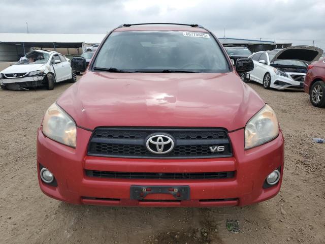 JTMBK32V09D005718 - 2009 TOYOTA RAV4 SPORT RED photo 5