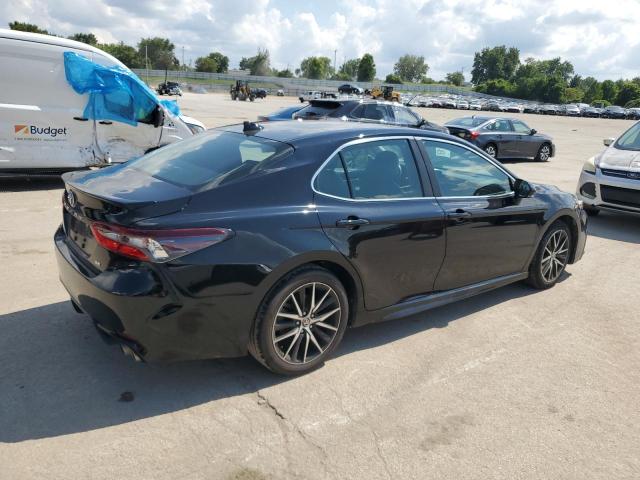 4T1T11AK3NU699197 - 2022 TOYOTA CAMRY SE BLACK photo 3