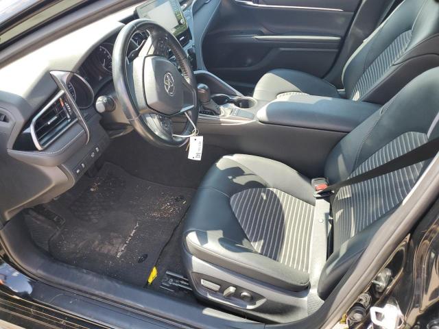 4T1T11AK3NU699197 - 2022 TOYOTA CAMRY SE BLACK photo 7