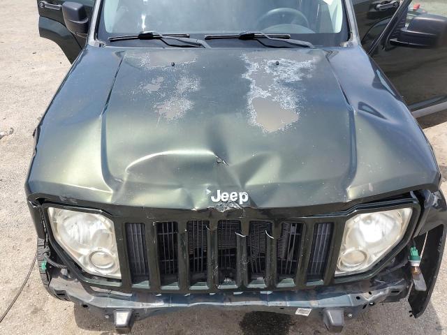 1J4PN2GK5BW586014 - 2011 JEEP LIBERTY SPORT GREEN photo 12