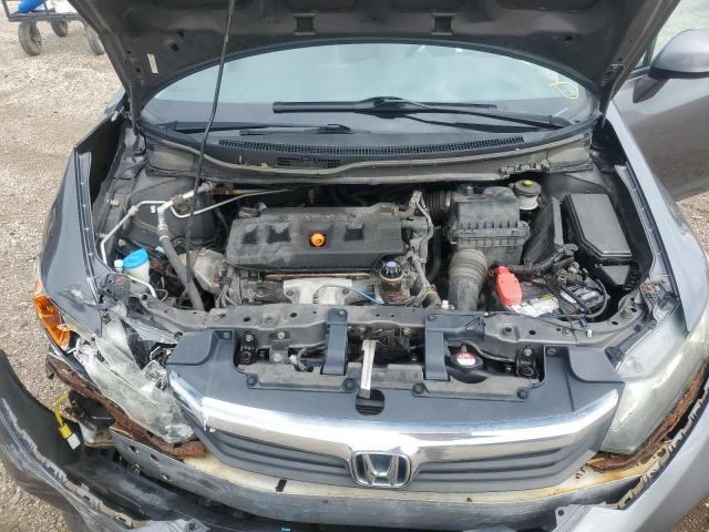 19XFB2F58CE014257 - 2012 HONDA CIVIC LX GRAY photo 11