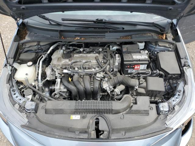 5YFBPMBEXMP155574 - 2021 TOYOTA COROLLA LE BLUE photo 11