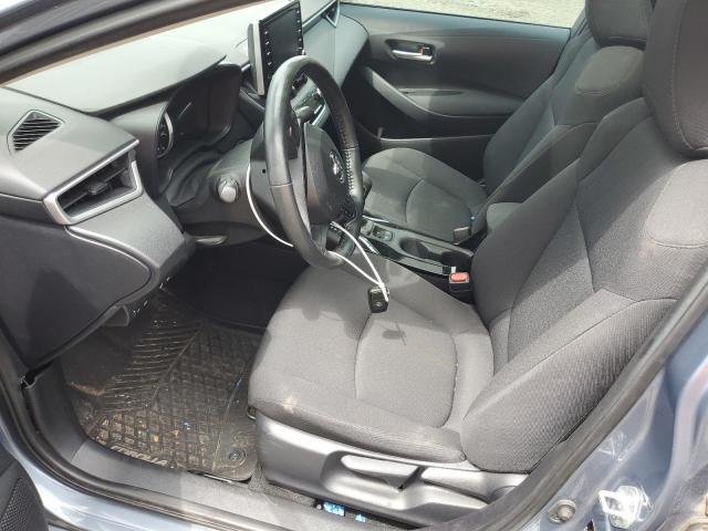 5YFBPMBEXMP155574 - 2021 TOYOTA COROLLA LE BLUE photo 7