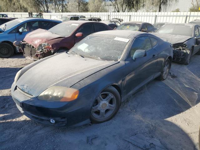 KMHHM65D23U066063 - 2003 HYUNDAI TIBURON BLUE photo 1