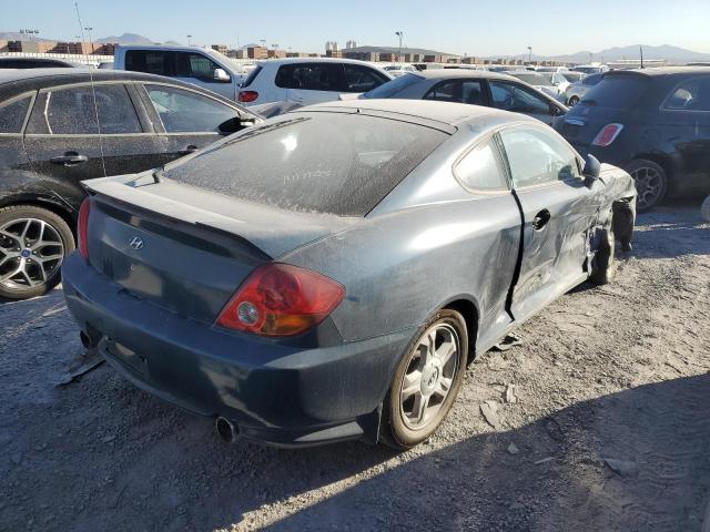 KMHHM65D23U066063 - 2003 HYUNDAI TIBURON BLUE photo 3