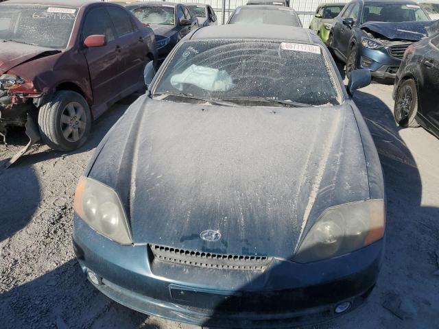 KMHHM65D23U066063 - 2003 HYUNDAI TIBURON BLUE photo 5