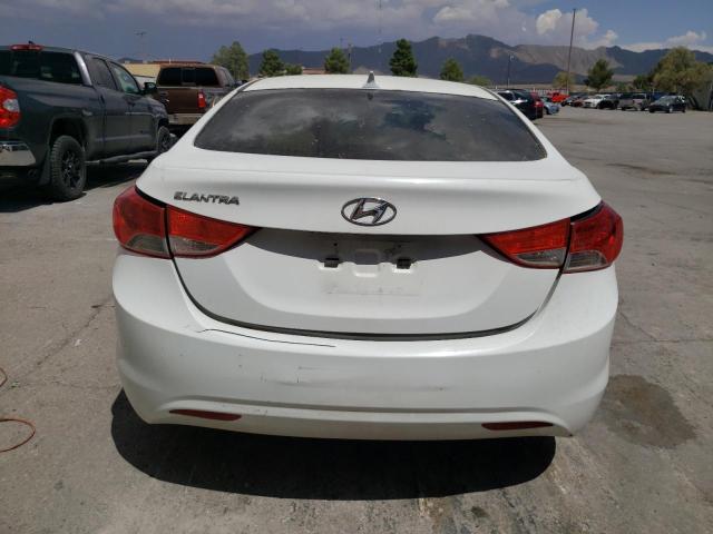 5NPDH4AE4BH039515 - 2011 HYUNDAI ELANTRA GLS WHITE photo 6