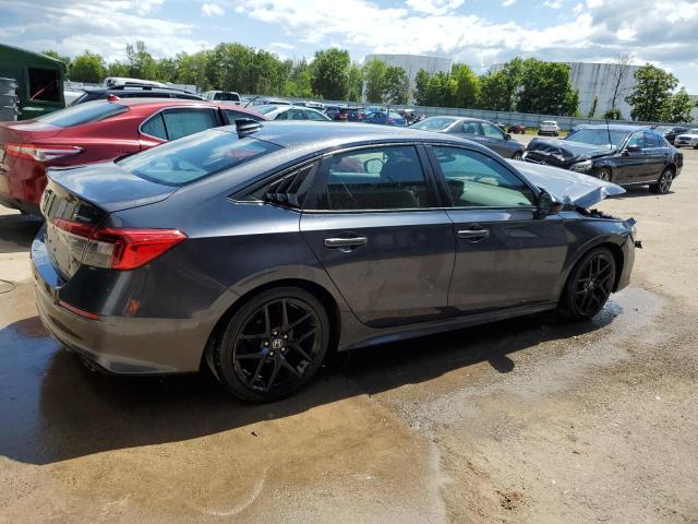 2HGFE2F58NH515343 - 2022 HONDA CIVIC SPORT GRAY photo 3
