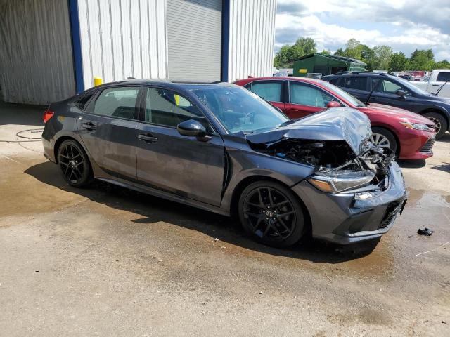 2HGFE2F58NH515343 - 2022 HONDA CIVIC SPORT GRAY photo 4