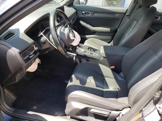 2HGFE2F58NH515343 - 2022 HONDA CIVIC SPORT GRAY photo 7
