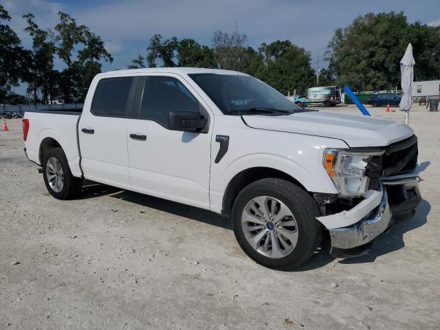 1FTEW1CP2MKD80262 - 2021 FORD F150 SUPERCREW WHITE photo 4