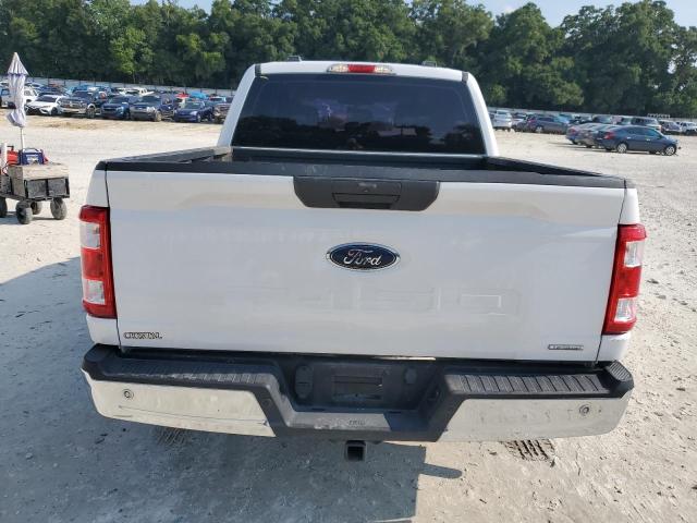 1FTEW1CP2MKD80262 - 2021 FORD F150 SUPERCREW WHITE photo 6