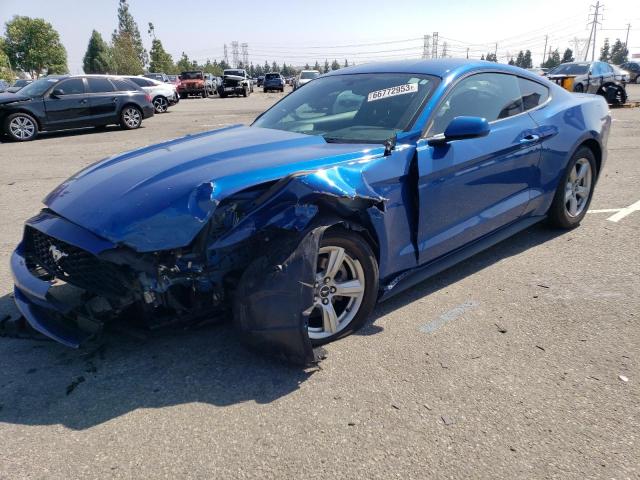 1FA6P8AM2H5270003 - 2017 FORD MUSTANG BLUE photo 1