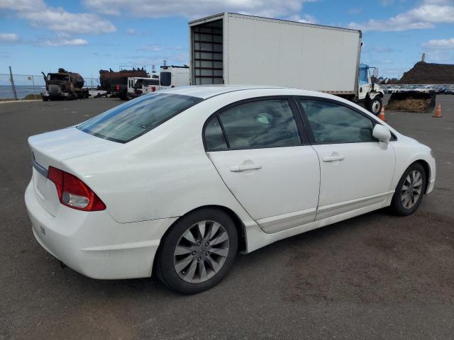 2HGFA16979H340999 - 2009 HONDA CIVIC EXL WHITE photo 3