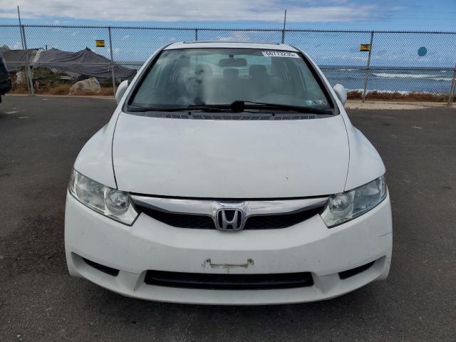 2HGFA16979H340999 - 2009 HONDA CIVIC EXL WHITE photo 5