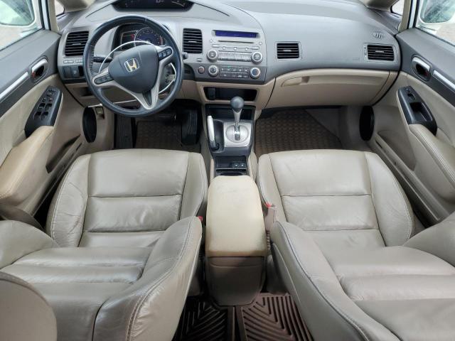 2HGFA16979H340999 - 2009 HONDA CIVIC EXL WHITE photo 8