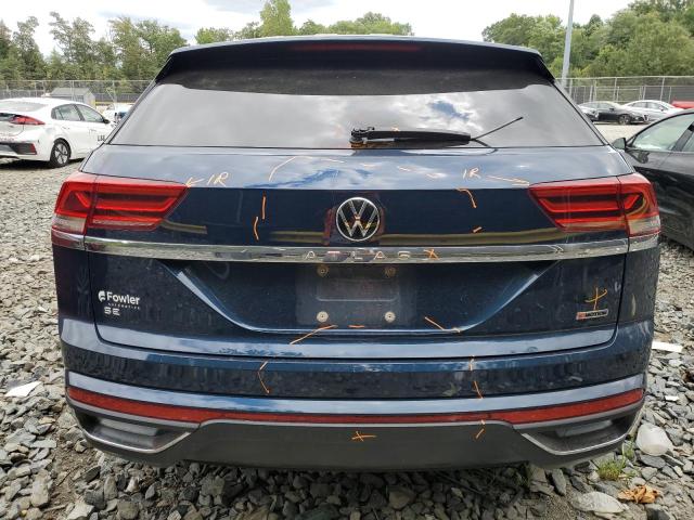 1V24C2CA2LC204146 - 2020 VOLKSWAGEN ATLAS CROS SE Синий фото 6