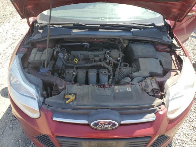 1FADP3F22EL342021 - 2014 FORD FOCUS SE BURGUNDY photo 11