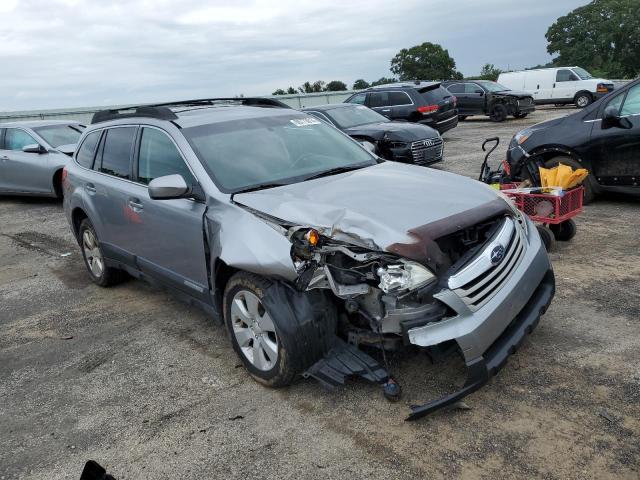 4S4BRCGC2B3387910 - 2011 SUBARU OUTBACK 2.5I PREMIUM SILVER photo 4