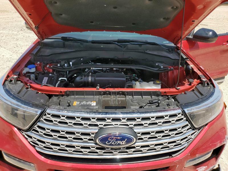 1FMSK7FH5RGA02707 - 2024 FORD EXPLORER LIMITED RED photo 12