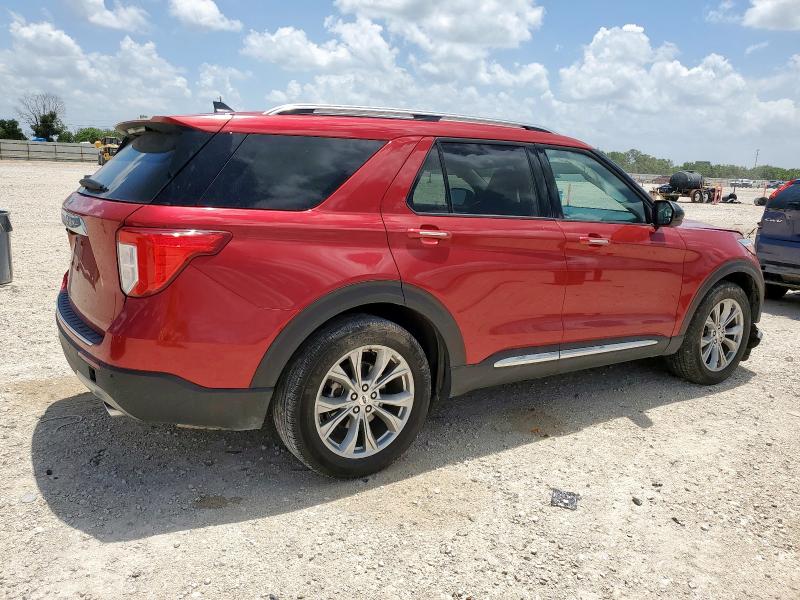 1FMSK7FH5RGA02707 - 2024 FORD EXPLORER LIMITED RED photo 3
