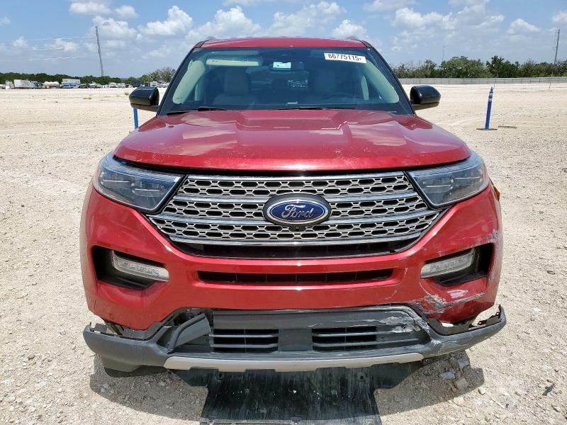 1FMSK7FH5RGA02707 - 2024 FORD EXPLORER LIMITED RED photo 5