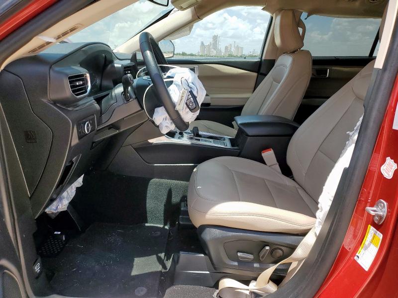 1FMSK7FH5RGA02707 - 2024 FORD EXPLORER LIMITED RED photo 7