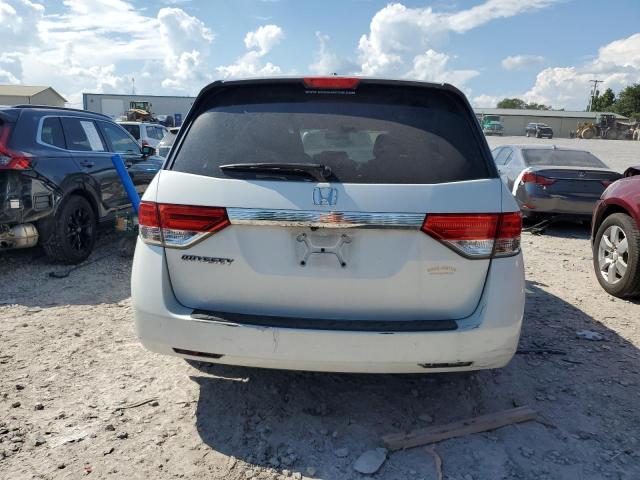 5FNRL5H68EB097896 - 2014 HONDA ODYSSEY EXL WHITE photo 6