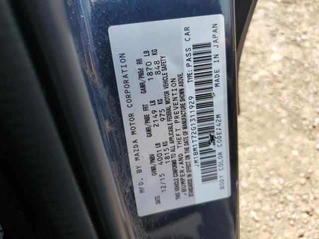 JM1BM1T72G1311929 - 2016 MAZDA 3 SPORT 蓝色 照片 12