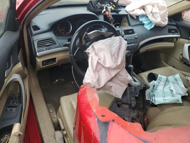 1HGCS12888A017670 - 2008 HONDA ACCORD EXL 红色 照片 8