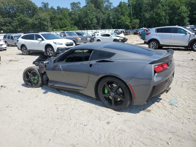1G1YA2D72F5122513 - 2015 CHEVROLET CORVETTE STINGRAY 1LT GRAY photo 2