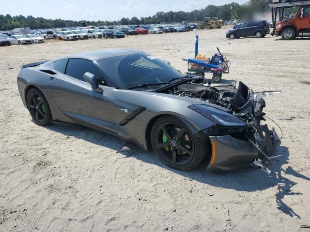 1G1YA2D72F5122513 - 2015 CHEVROLET CORVETTE STINGRAY 1LT GRAY photo 4