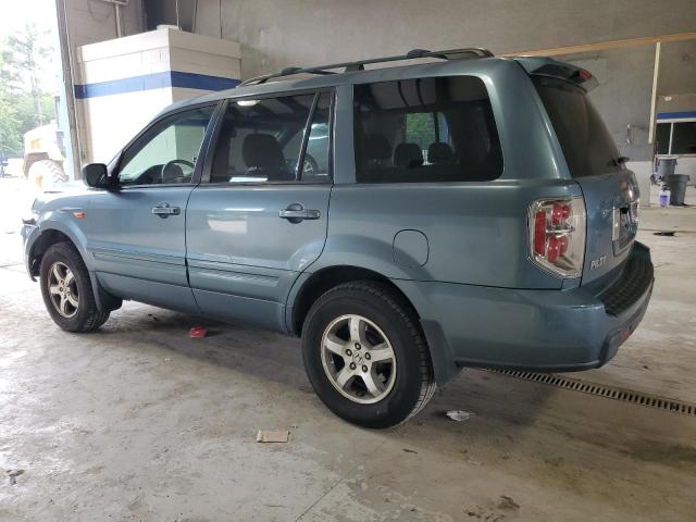 5FNYF18528B007309 - 2008 HONDA PILOT EXL ლურჯი ფოტო 2