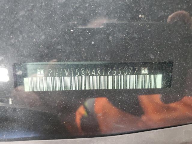 2G1WT58N481255077 - 2008 CHEVROLET IMPALA LT ნაცრისფერი ფოტო 12