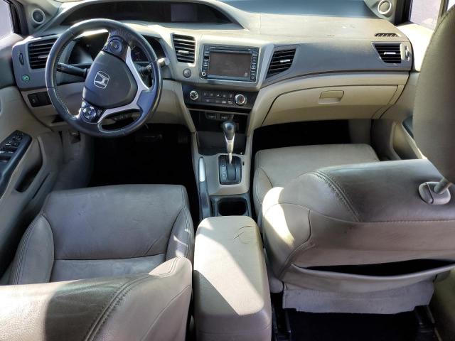 19XFB2F9XCE306723 - 2012 HONDA CIVIC EXL BLACK photo 8