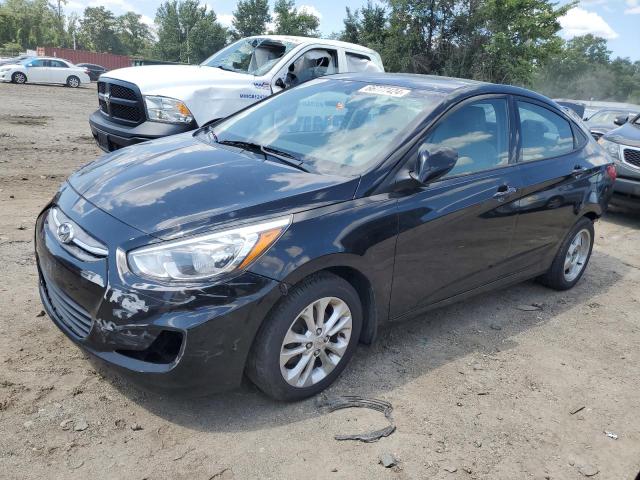 KMHCT4AE8HU357304 - 2017 HYUNDAI ACCENT SE BLACK photo 1