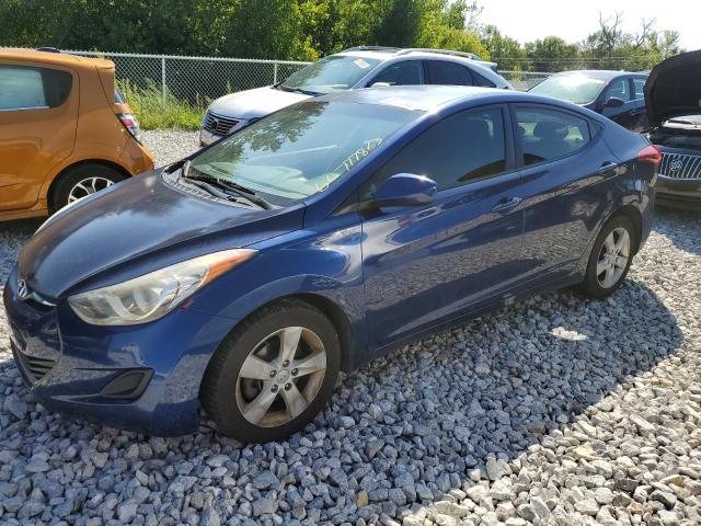 KMHDH4AE7DU710437 - 2013 HYUNDAI ELANTRA GLS BLUE photo 1