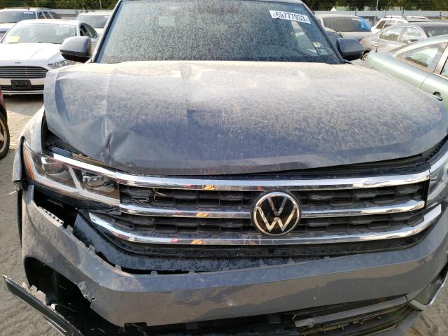 1V2SE2CAXNC218543 - 2022 VOLKSWAGEN ATLAS CROS SEL R-LINE GRAY photo 12