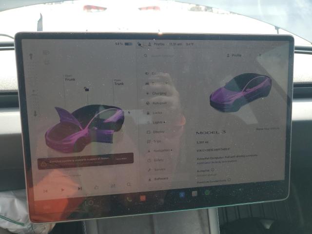 5YJ3E1EA8RF746541 - 2024 TESLA MODEL 3 Schwarz Foto 9