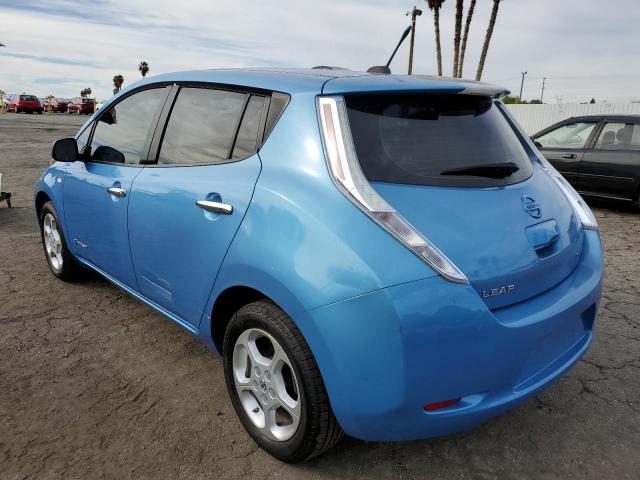 JN1AZ0CP9CT022085 - 2012 NISSAN LEAF SV BLUE photo 3