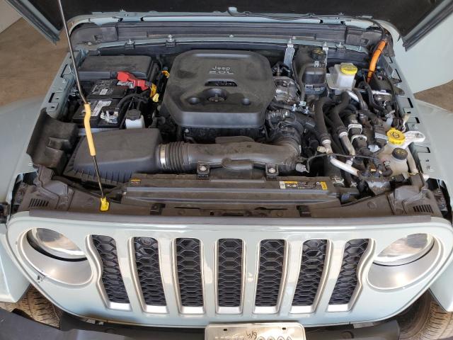 1C4JJXP60PW626949 - 2023 JEEP WRANGLER SAHARA 4XE GREEN photo 12