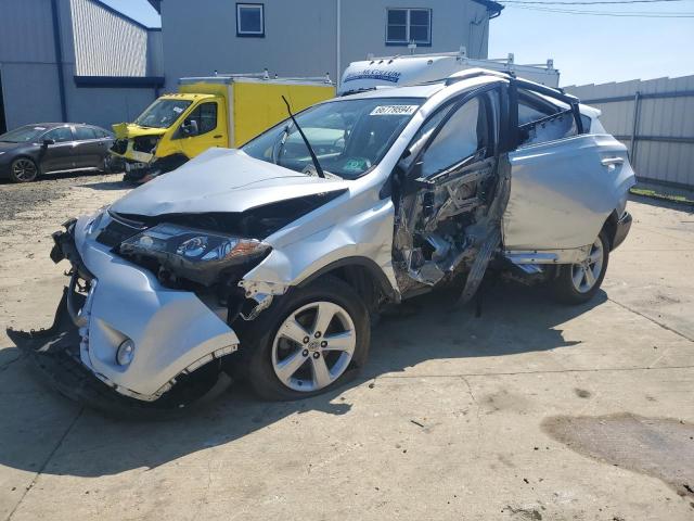 JTMRFREV9ED092353 - 2014 TOYOTA RAV4 XLE SILVER photo 1