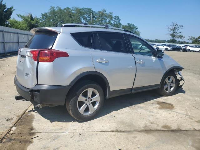 JTMRFREV9ED092353 - 2014 TOYOTA RAV4 XLE SILVER photo 3