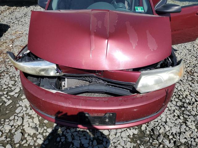 1G8AJ52F04Z196100 - 2004 SATURN ION LEVEL 2 BURGUNDY photo 11