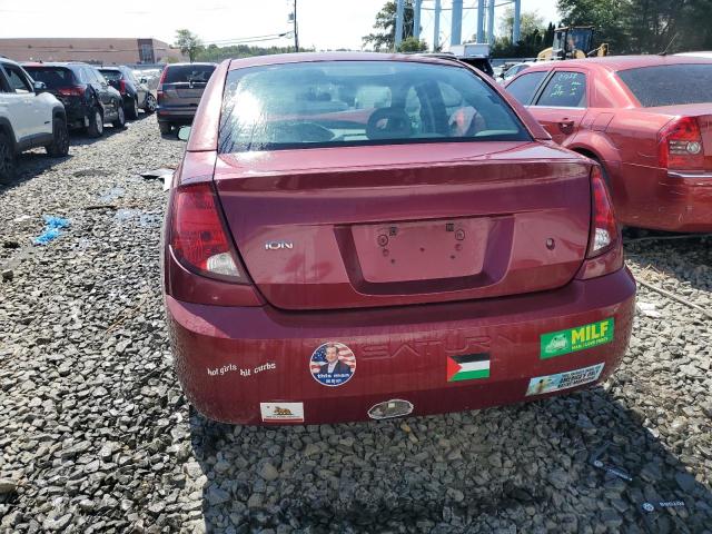 1G8AJ52F04Z196100 - 2004 SATURN ION LEVEL 2 BURGUNDY photo 6