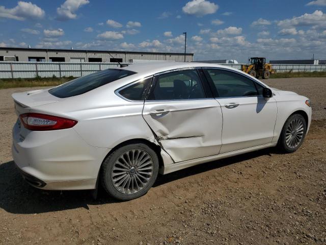 3FA6P0K98FR151118 - 2015 FORD FUSION TITANIUM WHITE photo 3