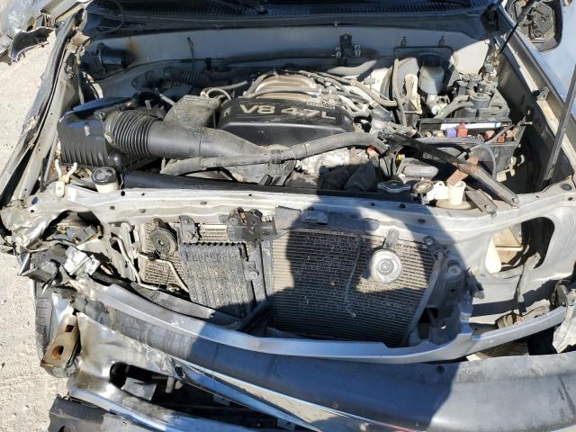 5TBRT341X2S283986 - 2002 TOYOTA TUNDRA ACCESS CAB ვერცხლისფერი ფოტო 11